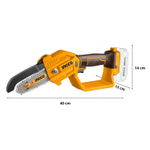 Аккумуляторная цепная мини пила INGCO CGSLI20581 20 В