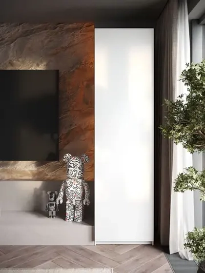 Шкаф распашной Soho, белый, 61 см