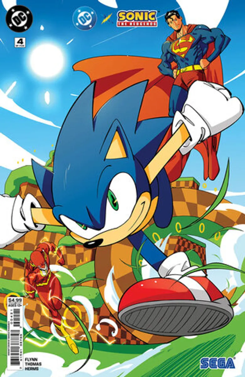 DC x Sonic The Hedgehog #4 (Cover B)