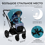 Коляска 2в1 Sweet Baby Nuvola Ocean Green (Air)