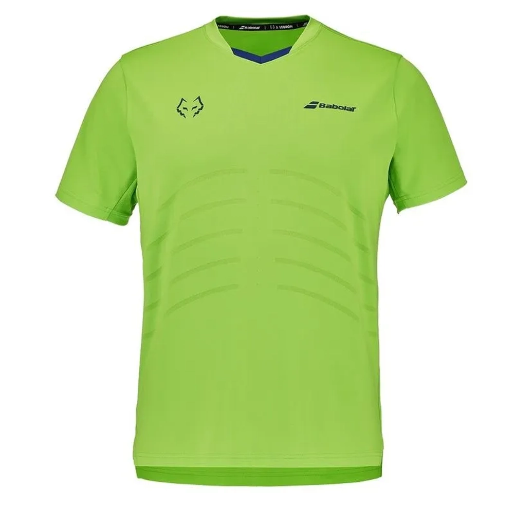 Мужская теннисная футболка Babolat Replica J.Lebron - green flash
