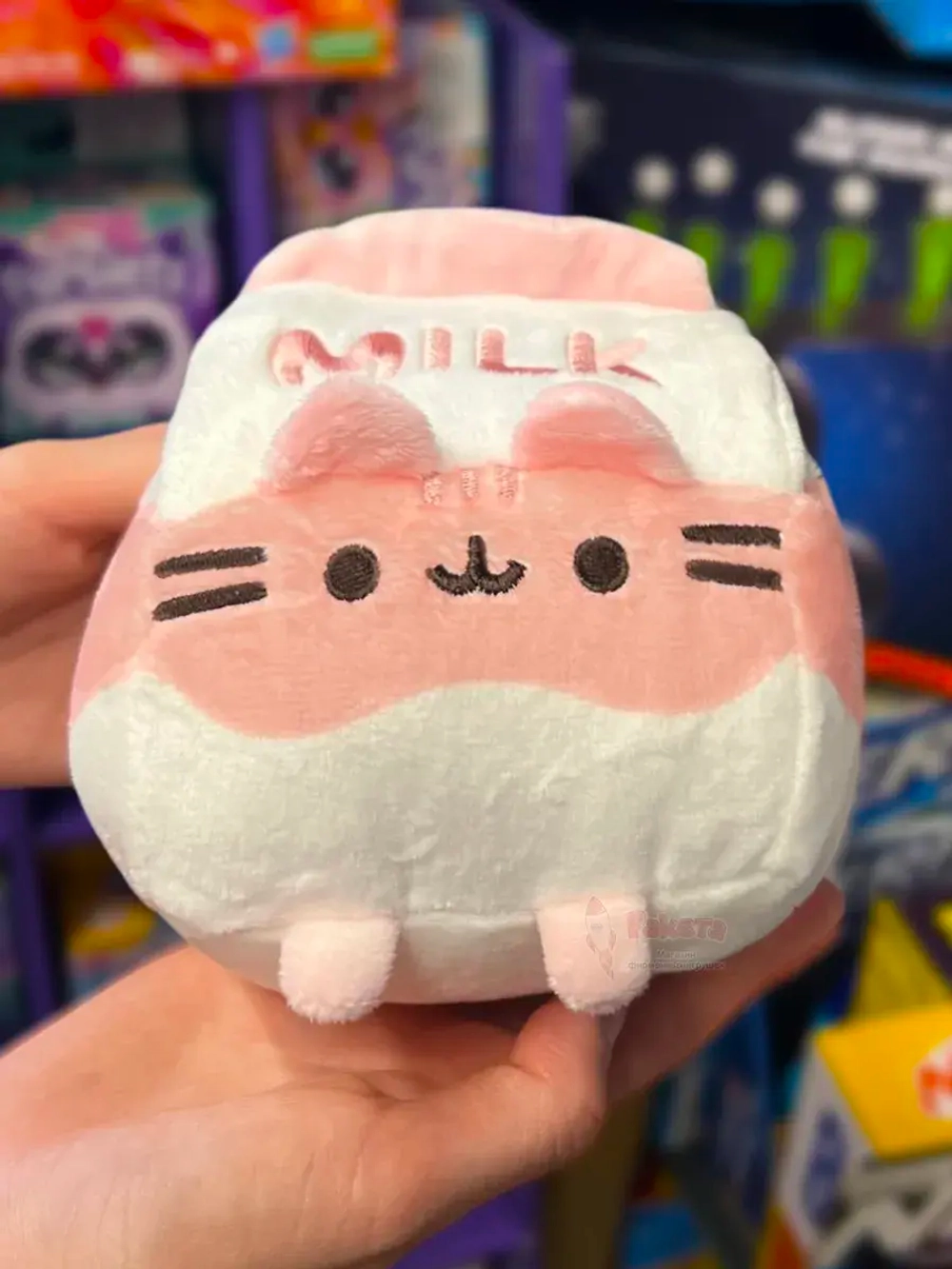 Мягкая игрушка Пушин Кот Кэт плюшевый котик коктейль молоко