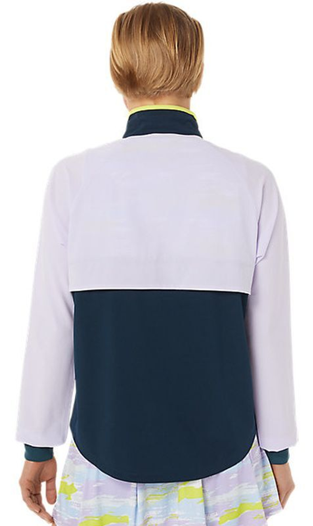 Женская Кофта теннисная Asics Womens Match Jacket - mursaki/french blue