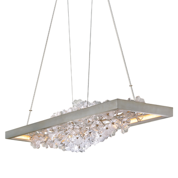 Corbett Jasmine Linear, 46 cm, Silver Leaf