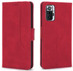Стильный чехол-книжка из кожи для XIAOMI REDMI NOTE 10 PRO / 10 PRO MAX с отделом для наличных, 3 слотами для карт и подставкой