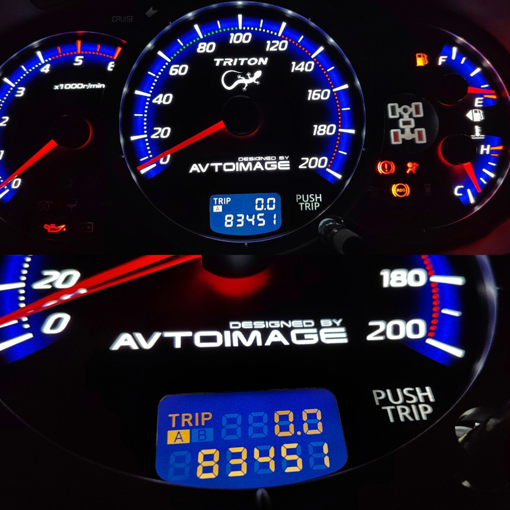 Светодиодная плата для панели Pajero Sport (индивидуальный заказ по цветам)