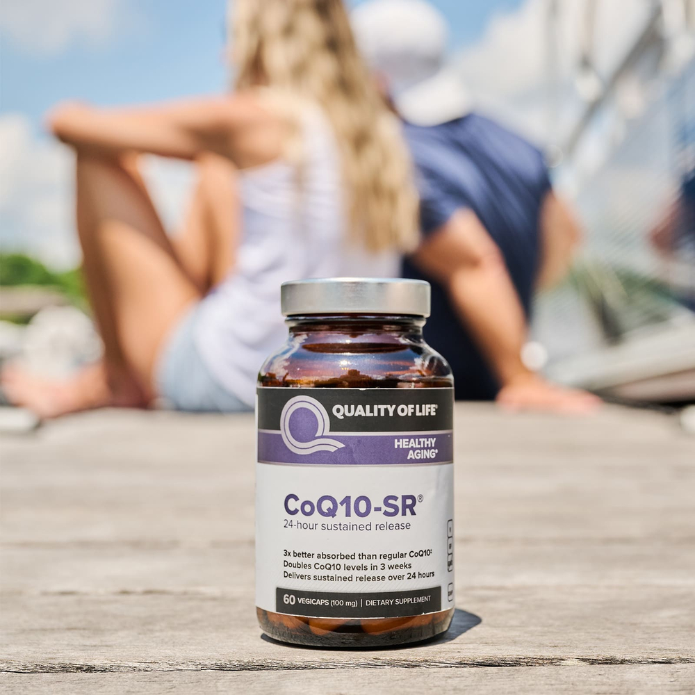 Quality of Life, CoQ10-SR®, 100 мг, 60 растительных капсул