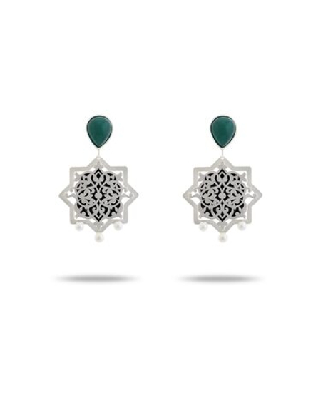 Серебрянные серьги Dorkhaneh DRK-110820283 Иран