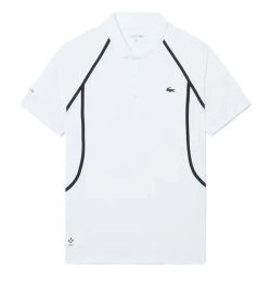 Мужское теннисное поло Lacoste Tennis x Daniil Medvedev - white