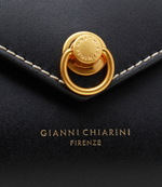 Кожаная сумка-мессенджер GIANNI CHIARINI - черный(BS 10652 PRCK-NA)