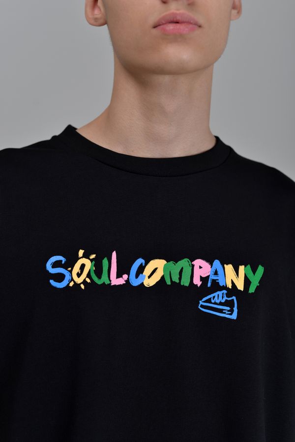 Футболка Soul Company Logo  Черная - фото 3