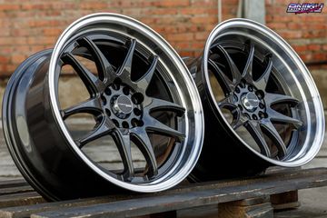 Комплект разношироких дисков Work Emotion CR2P R17 8/9j ET+35/+25 5*100/114.3 Gumetal ML