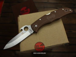 Нож Spyderco Endura 4 Emerson Wave - рук. коричневая (версия 2024г.) RK-501