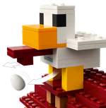 Конструктор Лего Майнкрафт Нападение на деревню воздушных шаров Гаста | LEGO Minecraft 493 деталей 21273_УЦЕНКА