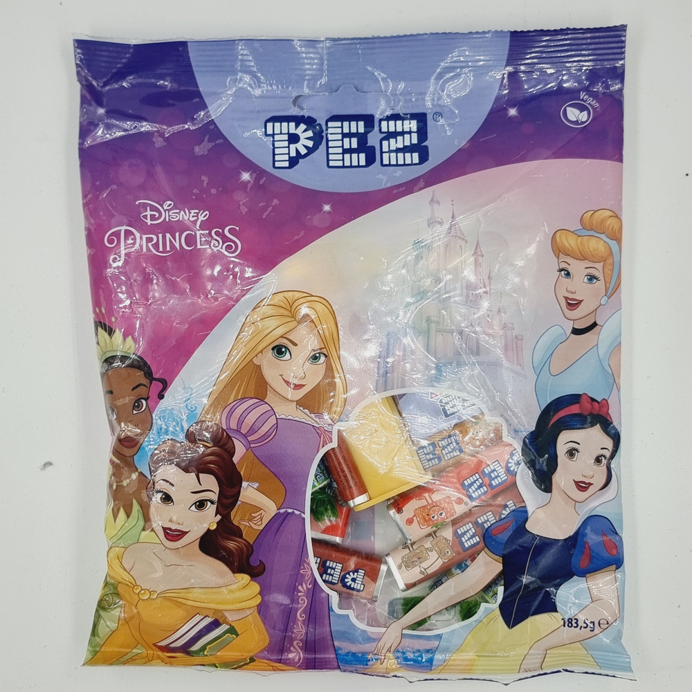 PEZ Candies Disney Princess Maxi Bag конфеты фруктовые 183,5 г (Австрия)