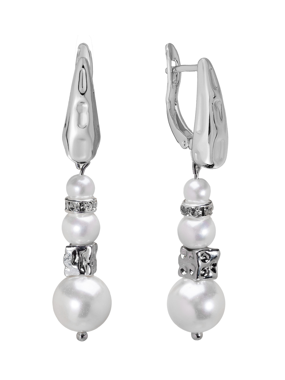91003666 Серьги Selena Pearls
