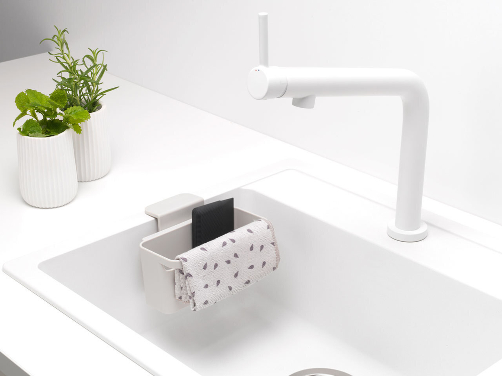 Органайзер 17х11х14см для раковины на присоске Brabantia Sink Side белый
