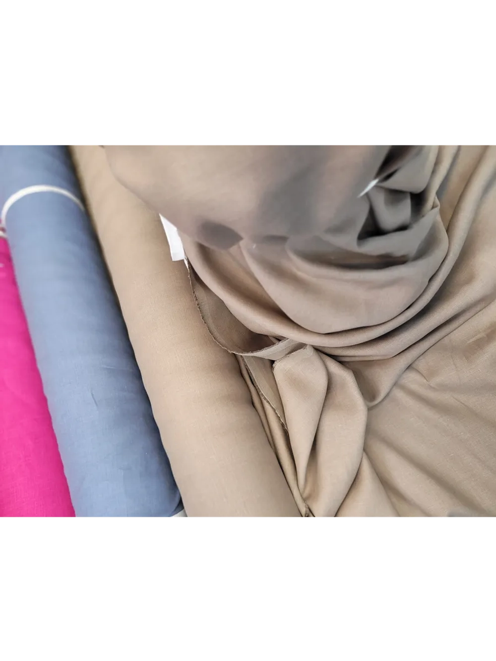 Ткань лен для шитья натуральный 150х100