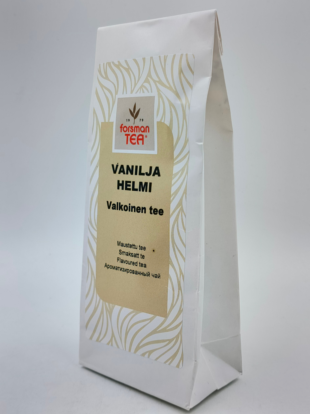 Чай белый FORSMAN TEA Valkoinen Helmi Vanilja "Белый жемчуг" с ванилью 60 г (из Финляндии)