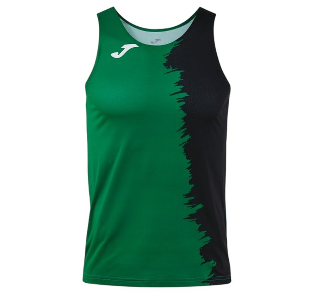 Теннисная футболка Joma Picasho Tank - green/black