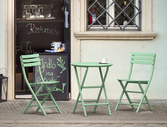 Стол пластиковый складной Helen Folding Table Ø60