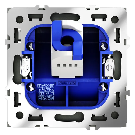 Розетка компьютерная RJ45 кат.6 Voltum S70 Графит VLS060107