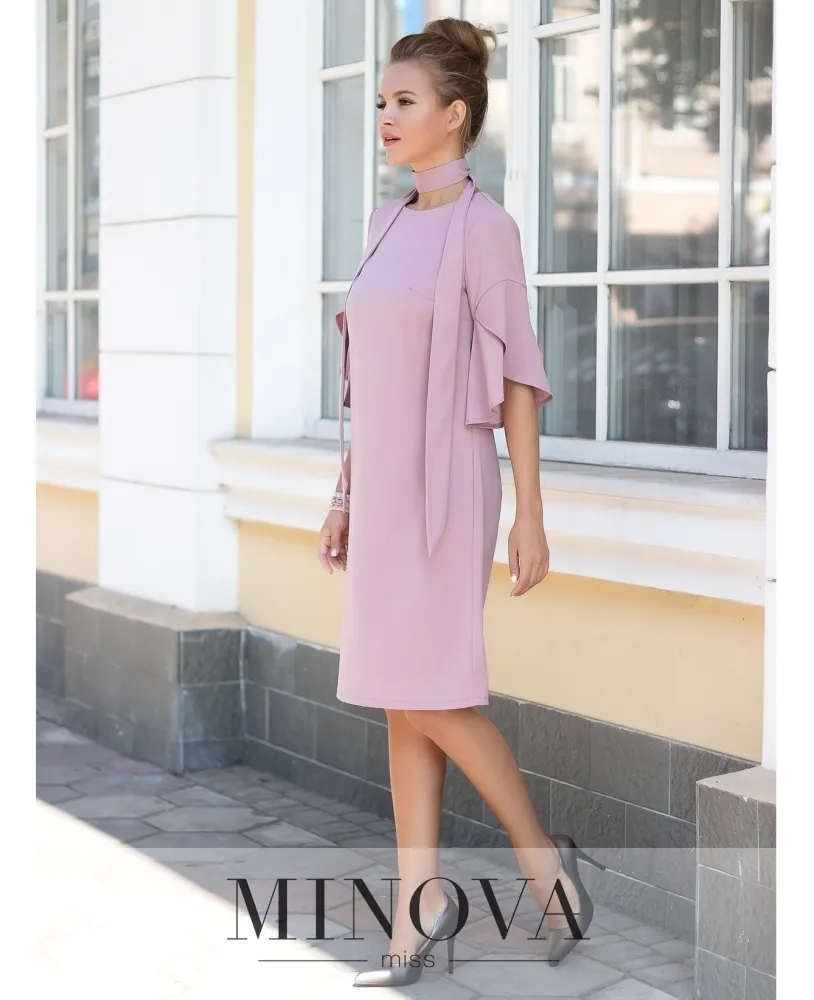 Платье 3101-розовый Minova