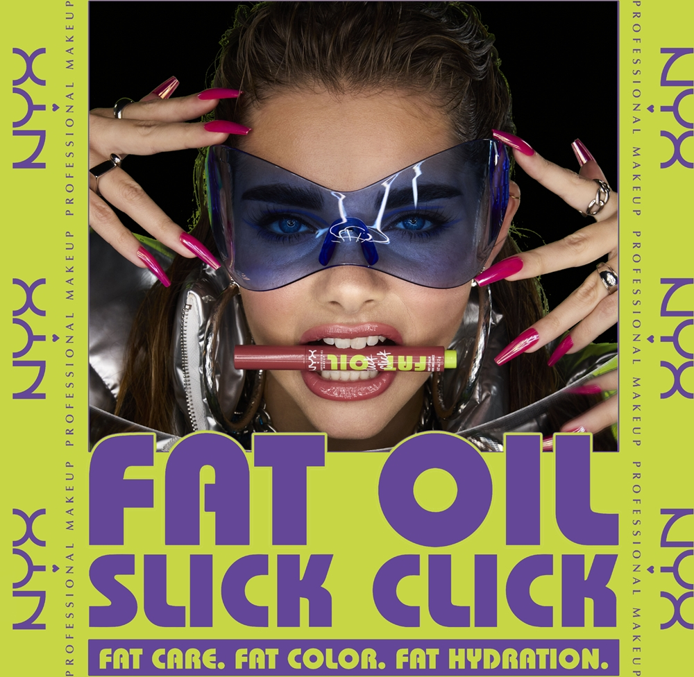 NYX Professional Makeup Fat Oil Slick Click - Тонирующий бальзам для губ оттенок 04 Going Viral, 2 g