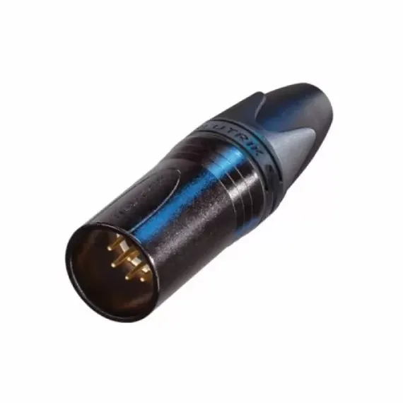 Neutrik NC7MXX-BAG кабельный разъем XLR female черненый корпус 7 контактов