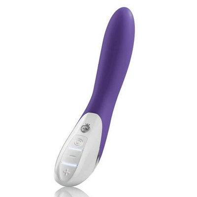 Фиолетовый вибратор Mystim Elegant Eric - 27 см. (Цвет: фиолетовый)
