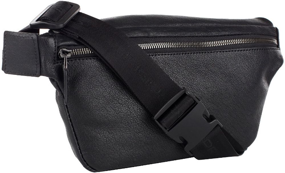 Сумка на пояс Piquadro Black Square из натуральной кожи (CA2174B3/N) 3
