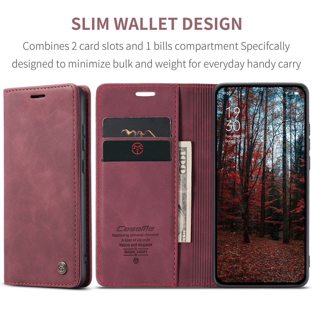 Чехол-книжка CaseMe Matte OPPO Reno 13 Pro global
