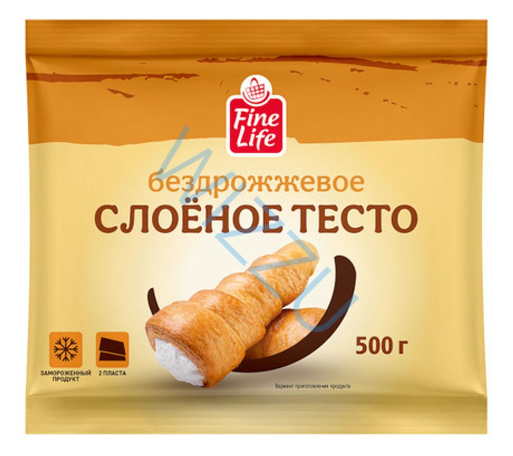 500Г ТЕСТО СЛОЕНОЕ FINE LIFE БЕЗДРОЖЖЕВОЕ ЗАМ