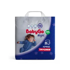 Трусики BabyGo ночные 6 (16+ кг) 26 шт.