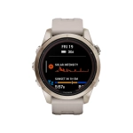 Умные часы Garmin Fenix 7S Pro, 42mm, Sapphire Solar Soft Gold with Light Sand Band (010-02776-15)