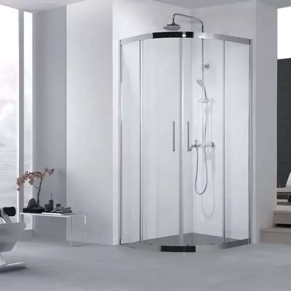 Душевой уголок Aquanet Delta NPE2142 90x90, R550, прозрачное стекло
