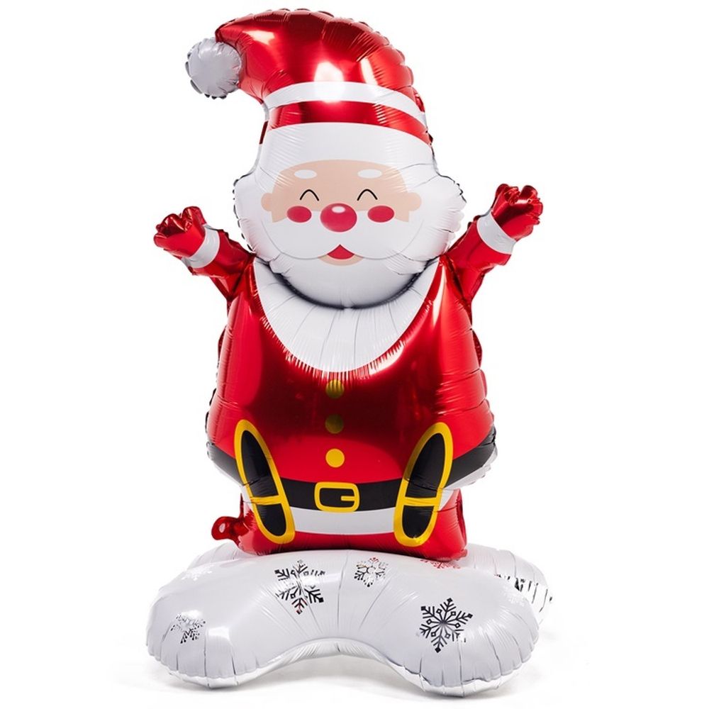 Шар на Подставке Санта радостный Шар на Подставке Санта радостный