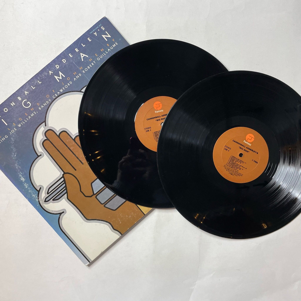 Винтажная виниловая пластинка LP Cannonball Adderley Big Man The Legend Of John Henry (USA 1975)