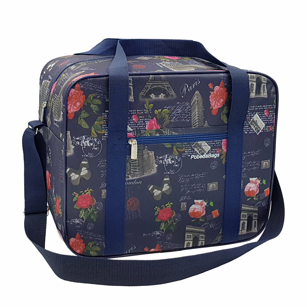 Дорожная сумка для ручной клади Pobedabags Париж 36 x 30 x 27 см