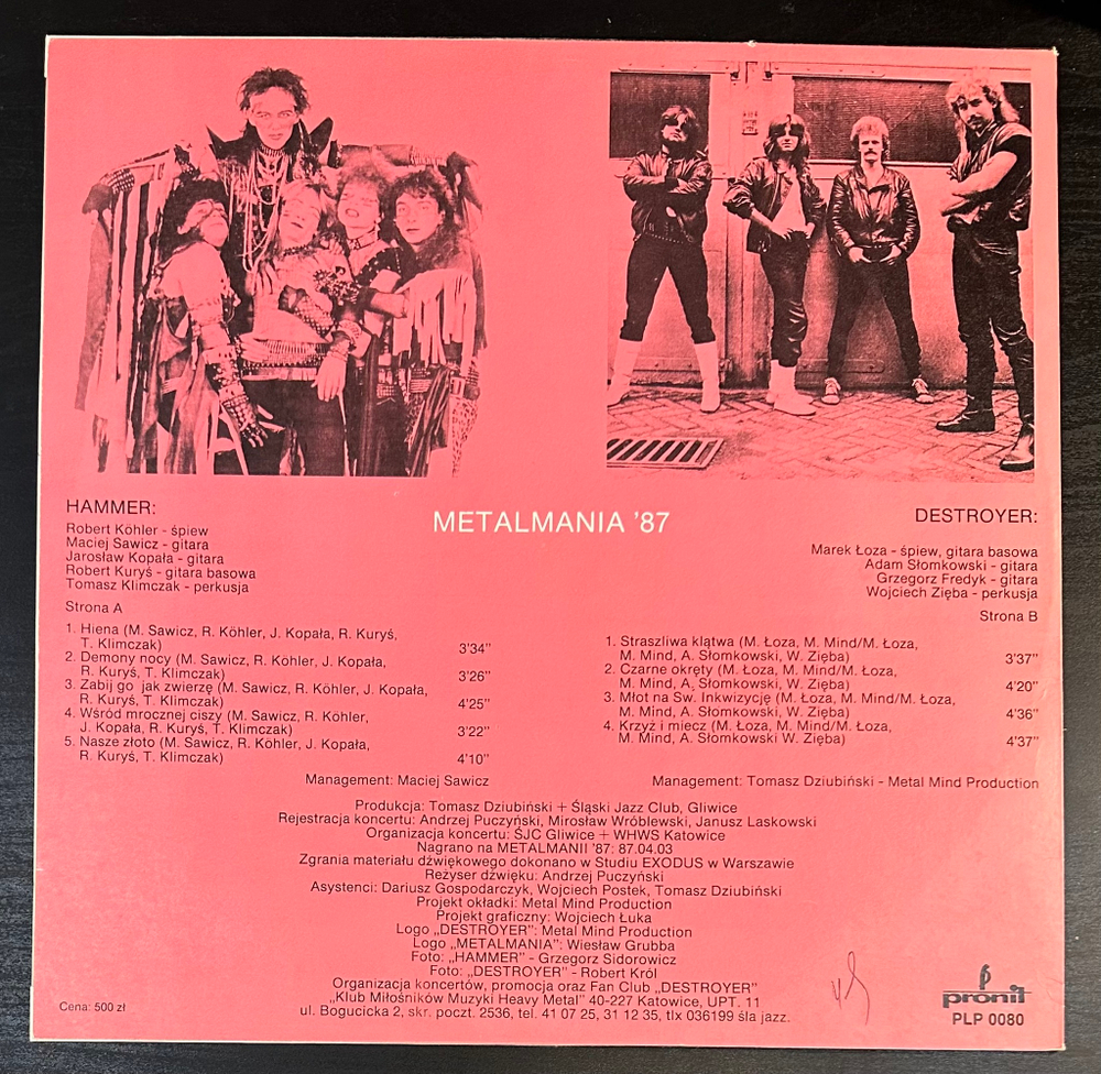 Hammer / Destroyer - Metalmania '87 (Польша 1987г.)