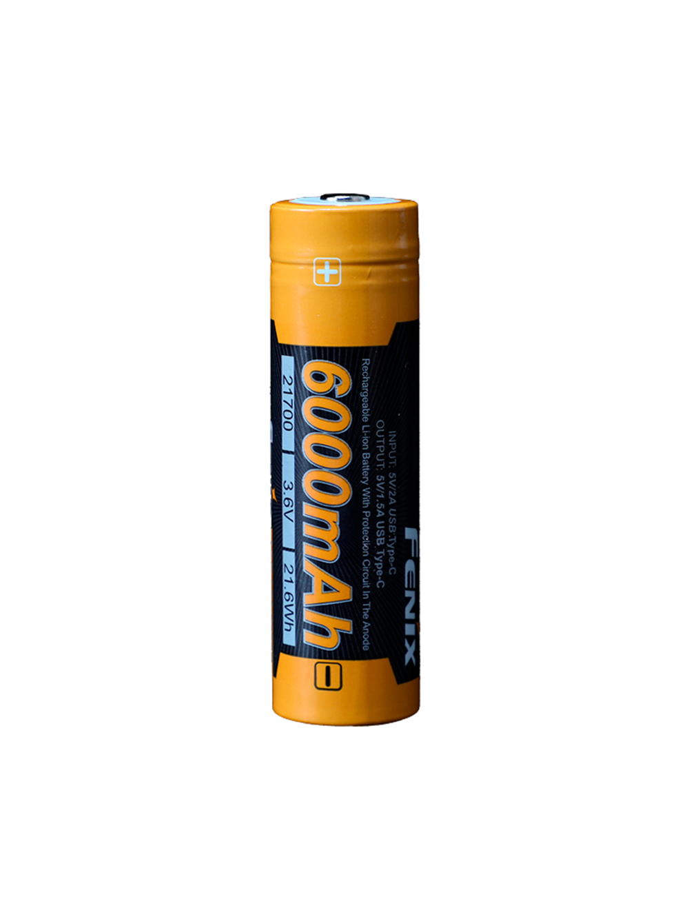 Аккумулятор Fenix 21700 ARB-L21-5000U 5000mAh с разъемом для USB