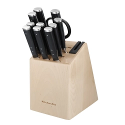 KitchenAid Набор из 10 ножей + ножницы в блоке с точилкой Gourmet EAN 5057982000745
