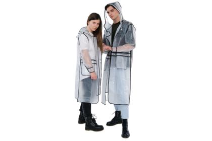 Дождевик RoadLike Street 2XL, прозрачный