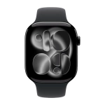Умные часы Apple Watch Series 11 GPS, 46mm, Jet Black Aluminium Case with Black Sport Band, M/L