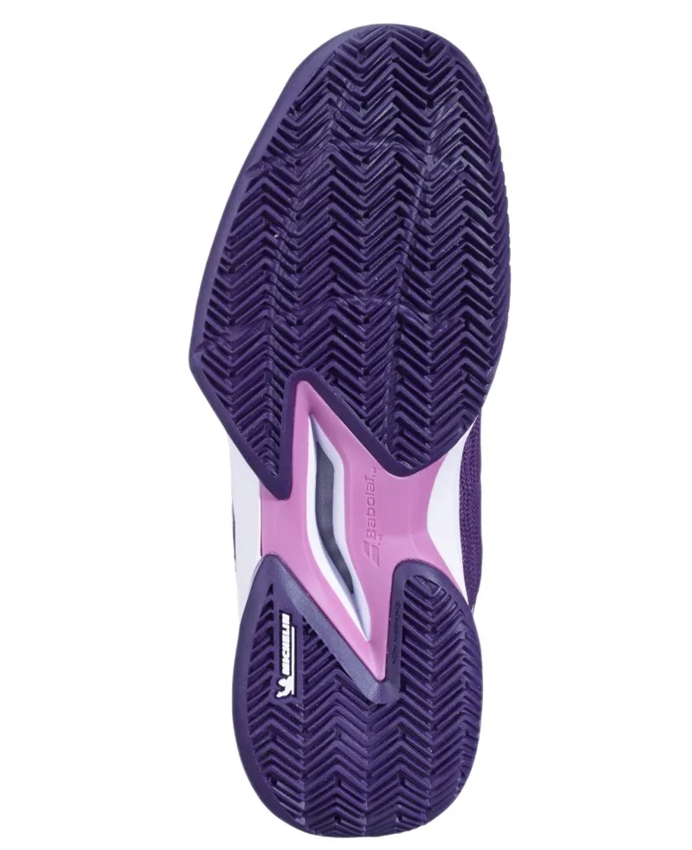 Женские Кроссовки теннисные Babolat Jet Tere 2 Clay - dark purple/silver