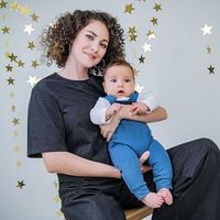 Комбинезон на лямках "Деним" 0+