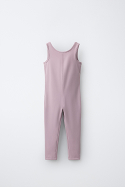 ZARA КОМБИНЕЗОН ДЛЯ БАЛЕТА, РОЗОВЫЙ/ЛИЛОВЫЙ