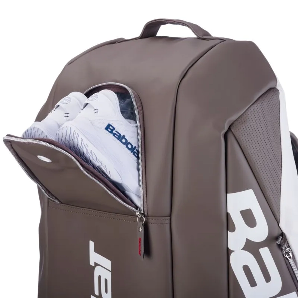 Сумка теннисная Babolat RH9 Pure Wimbledon - white/brown