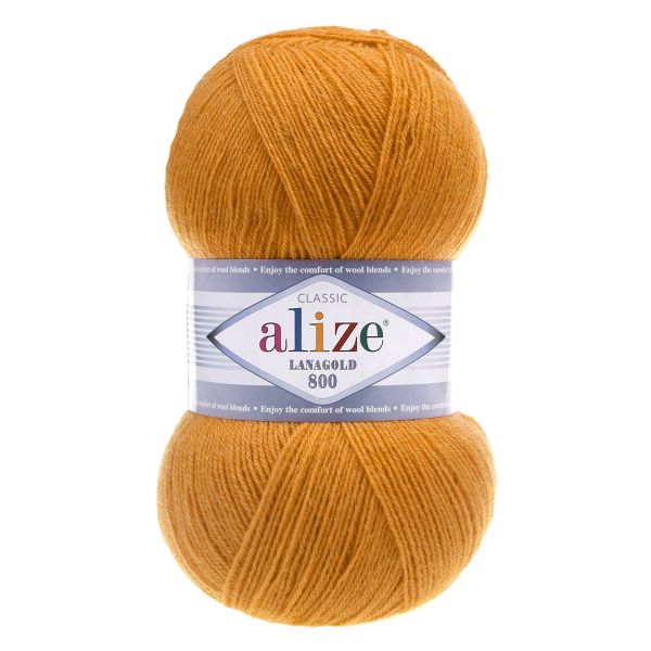 Пряжа Alize (Ализе) Lana Gold 800 / уп.5 мот. по 100 г,730 м, 645