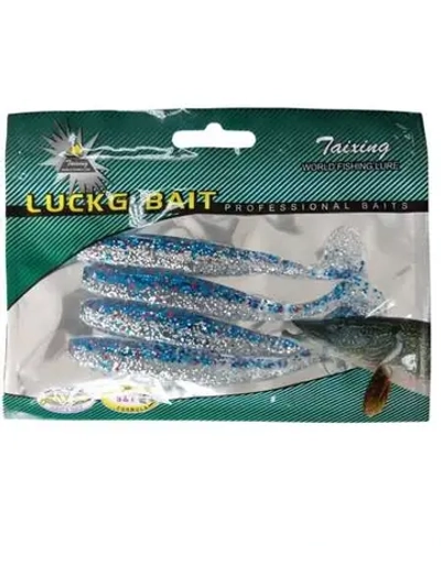 Силиконовая рыбка LUCKG BAIT 4 ШТУК 6 ГР 10 СМ *002